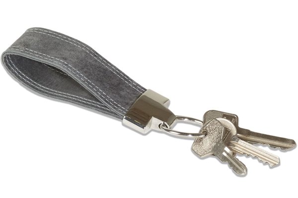 Schlüssel-Handschlaufe Büffelleder - Anthrazit